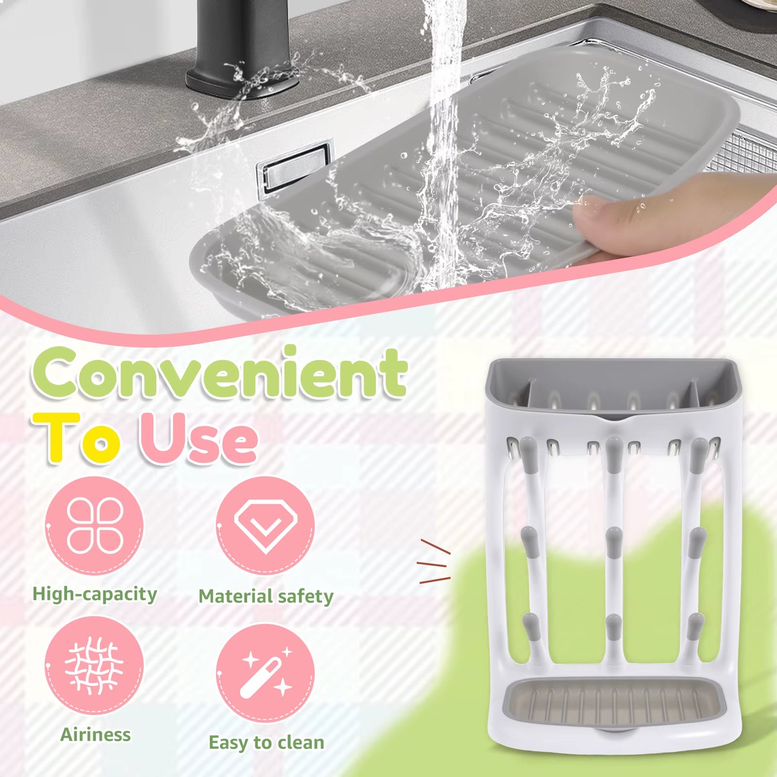 Baby Bottle Drying Rack