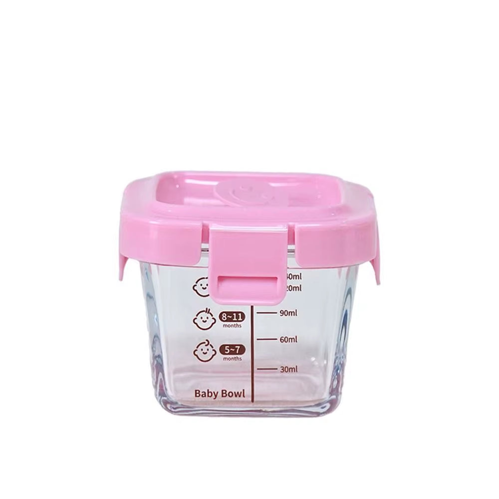 Baby Glass Food Storage Box 