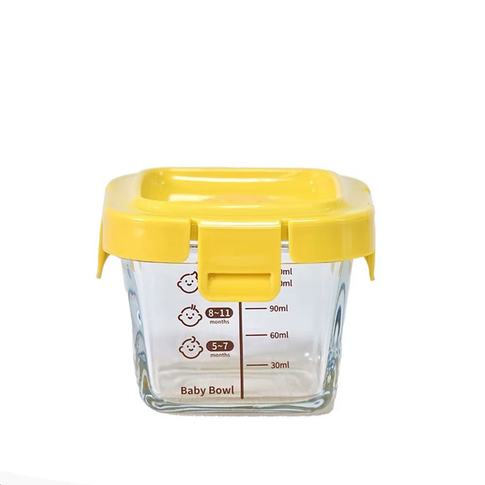 Baby Glass Food Storage Box 