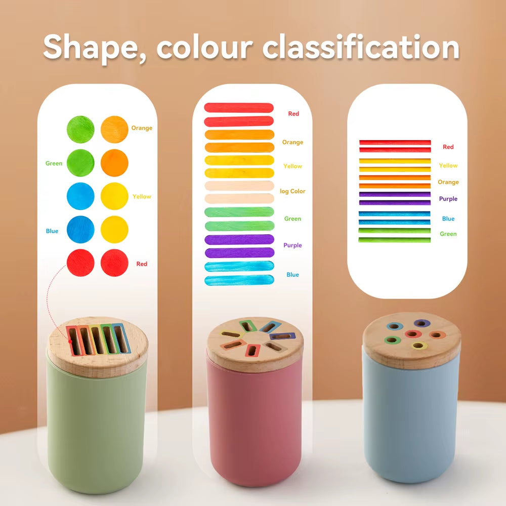 Silicone Toys Color Sorting 