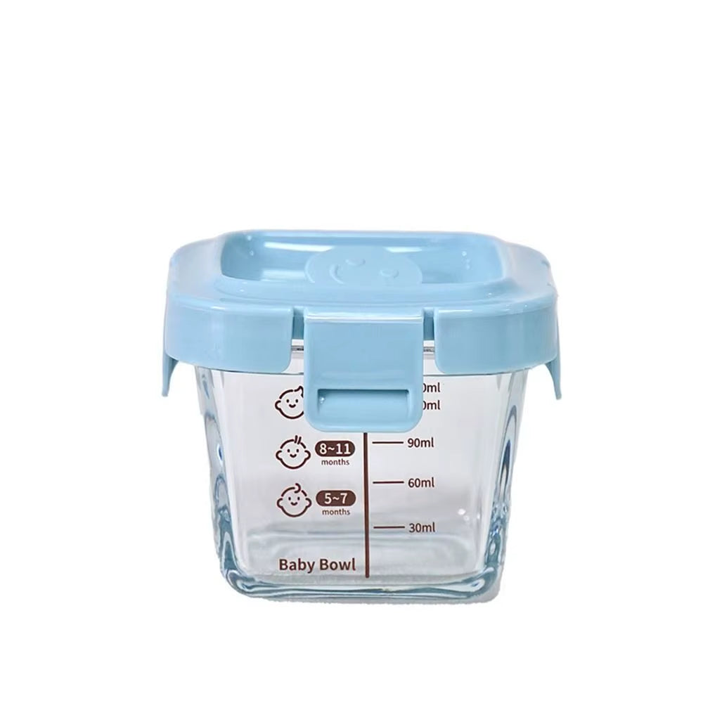 Baby Glass Food Storage Box 