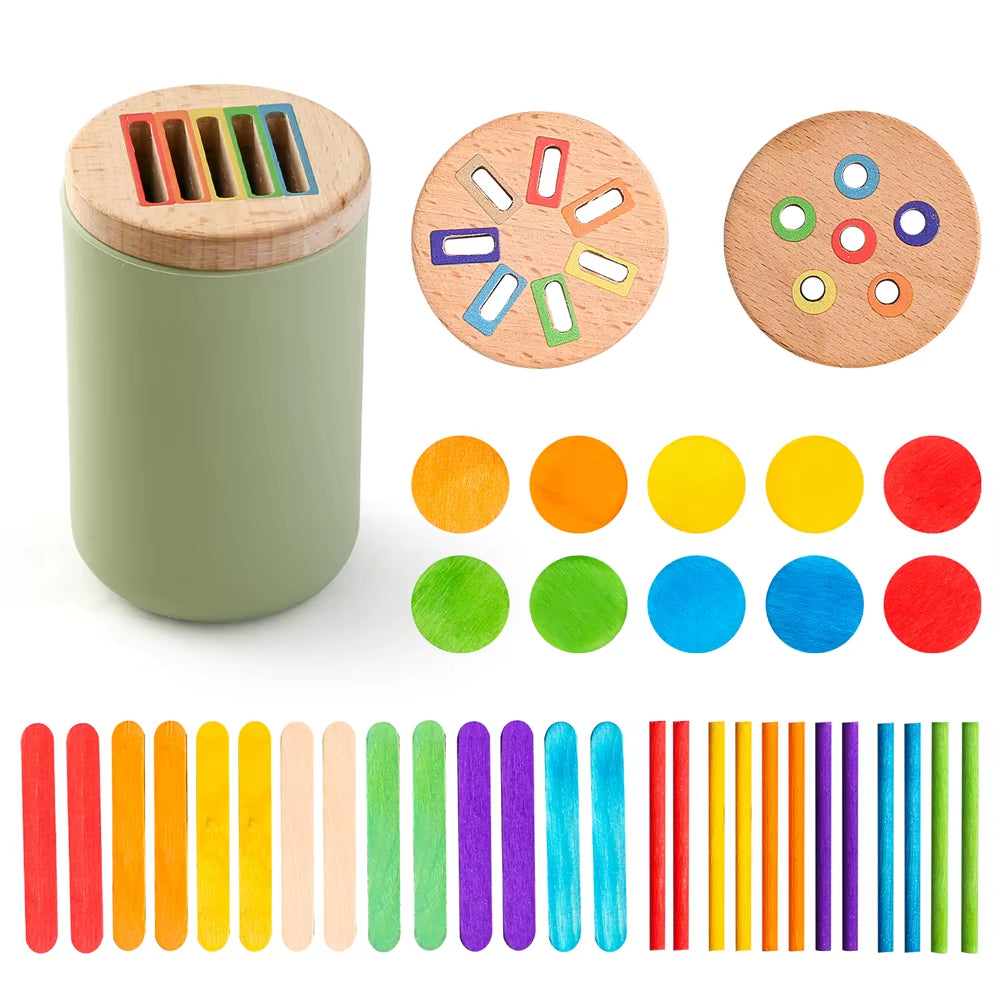 Silicone Toys Color Sorting 