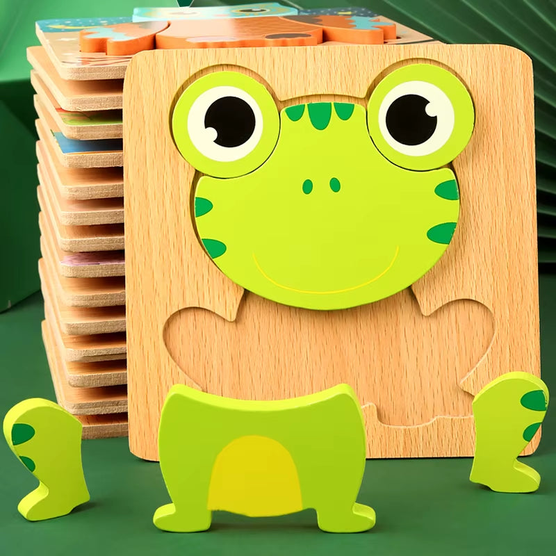 3D Wooden Puzzle 
