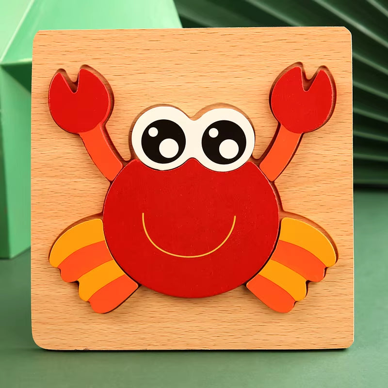3D Wooden Puzzle 